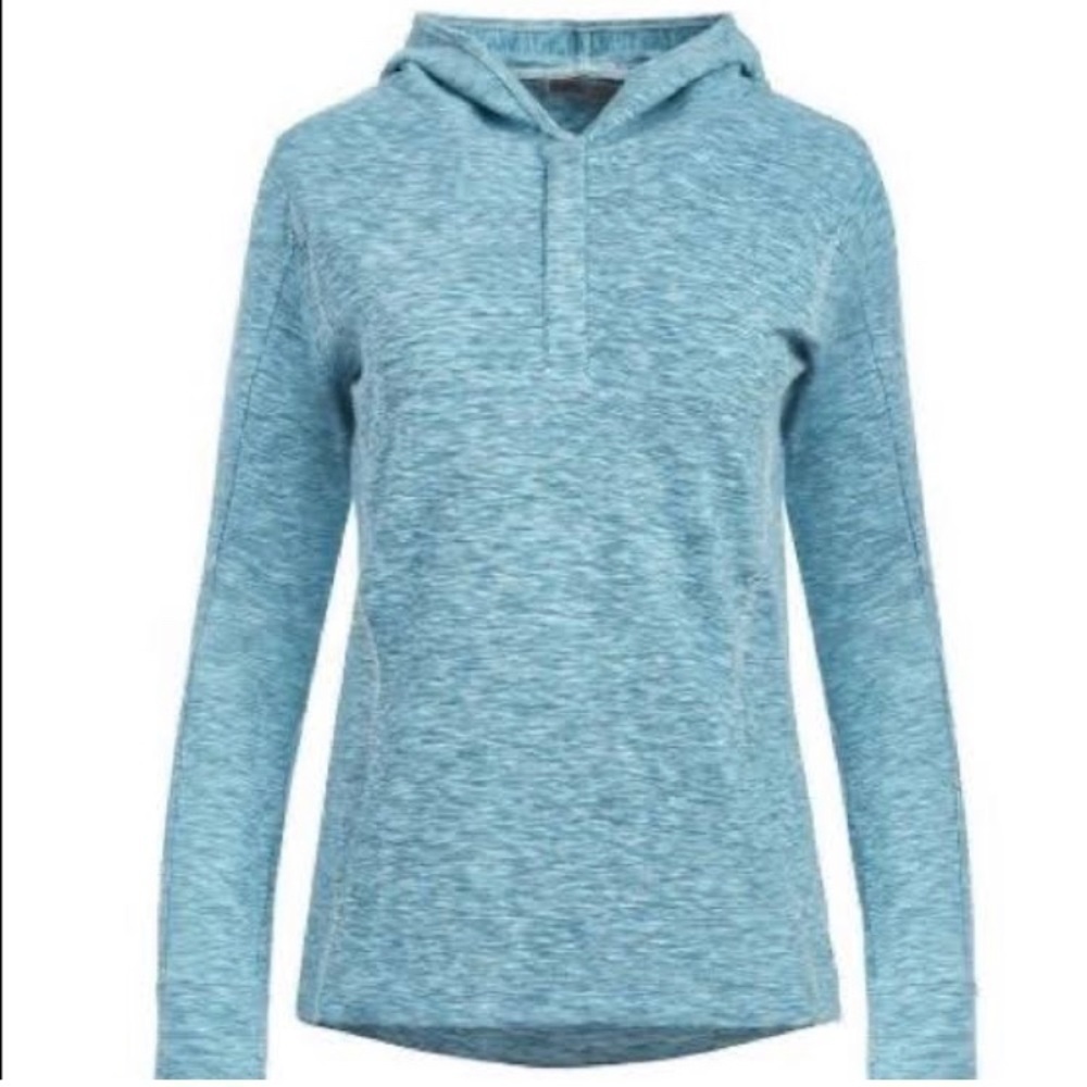Tasc performance wear hooded‎ snap front shirt size medium
